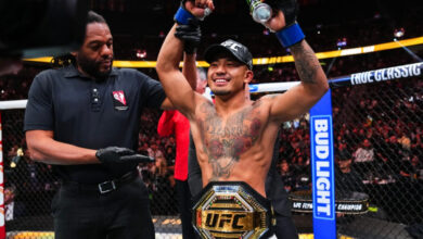 Joshua Van UFC 323 title win