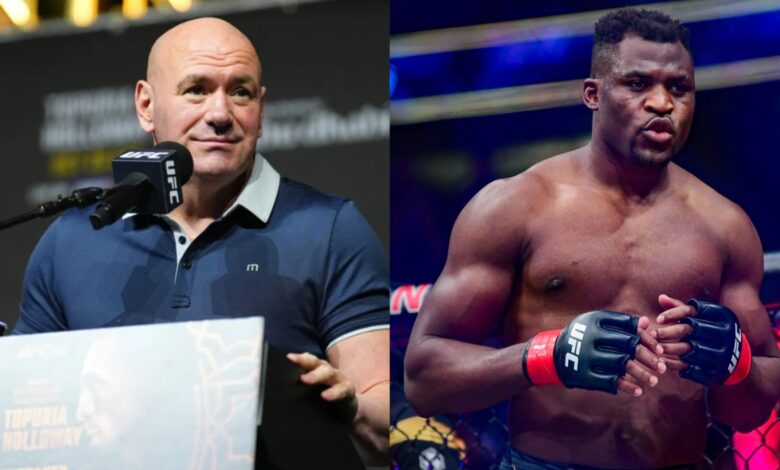 Dana White and Francis Ngannou