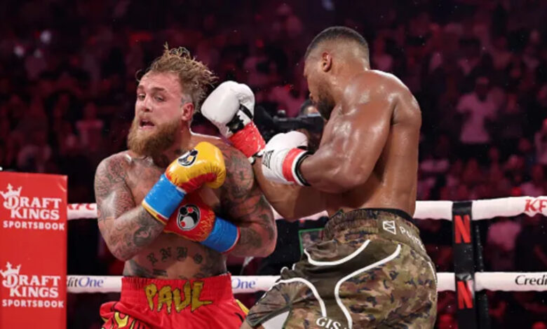 Anthony Joshua defeats Jake Paul
