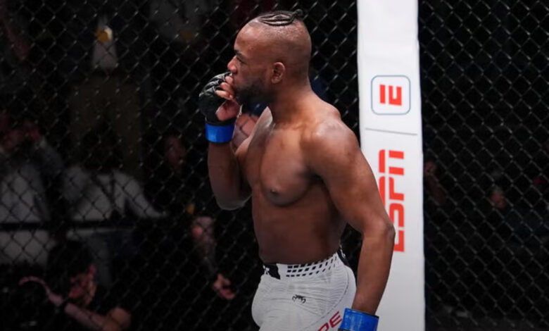 Manel Kape celebrates UFC Vegas 112 win