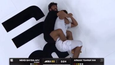 (WATCH) Arman Tsarukyan Submits Baydulaev To Win ACBJJ 20 All-Star Title