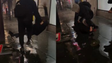 (WATCH) BJJ Black Belt Foot Sweeps & Subdues Man Who Assaulted A 14-Year-Old Girl In London