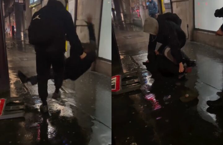 (WATCH) BJJ Black Belt Foot Sweeps & Subdues Man Who Assaulted A 14-Year-Old Girl In London