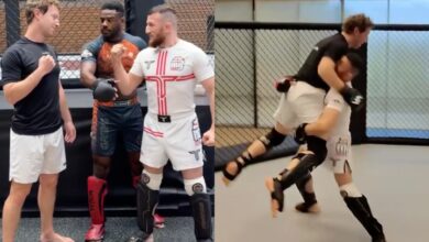 (WATCH) Merab Dvalishvili Spars MMA With Mark Zuckerberg