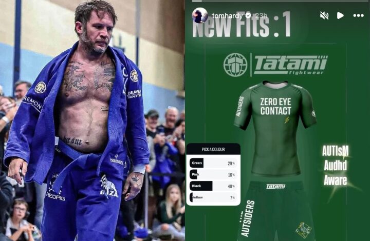 Tom Hardy Drops New “Neurospicy” BJJ Line With Tatami To Promote Autism Awareness