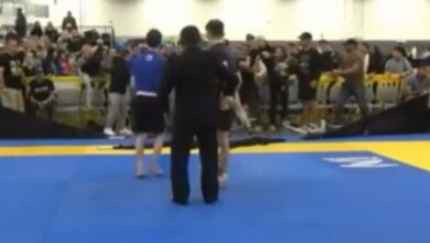 Watch: Brawl Breaks Out Between Coaches at No-Gi Worlds 2025 During Juvenile Match