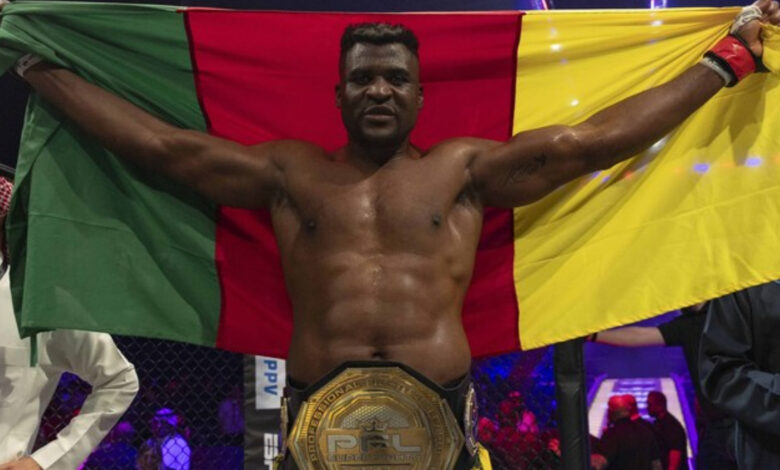 Francis Ngannou wins PFL SuperFights Title