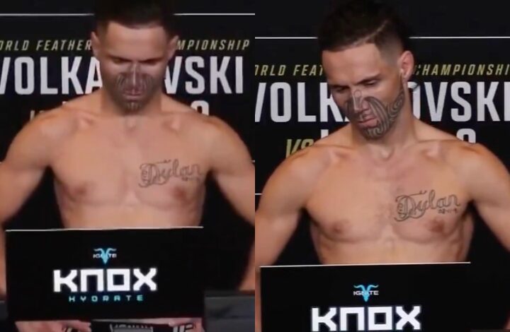 (WATCH) Aaron Tau Tries To Cheat At The UFC 325 Weigh Ins