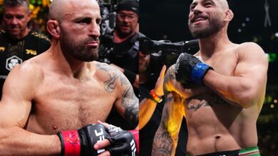 Alexander Volkanovski and Jean Silva