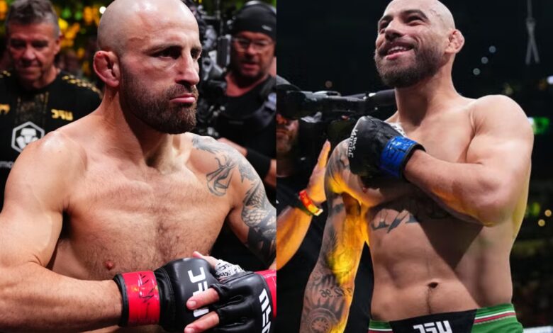 Alexander Volkanovski and Jean Silva