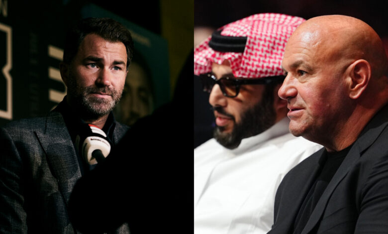 Matchroom's Eddie Hearn and Zuffa Boxing's Dana White