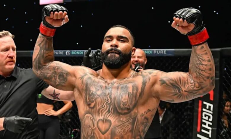 Gable Steveson celebrates win