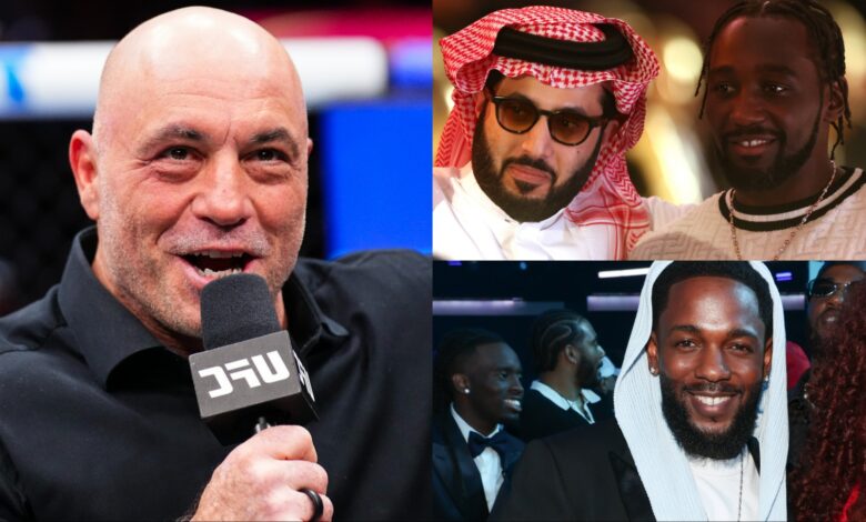 Joe Rogan, Terence Crawford, Turki Alalshikh, and Kendrick Lamar