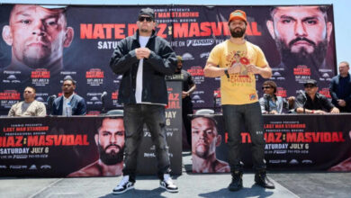 Nate Diaz and Jorge Masvidal 2024 press conference