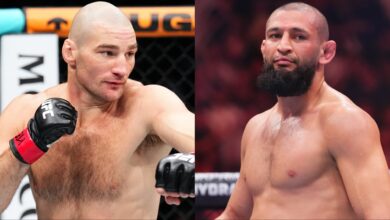 Sean Strickland and Khamzat Chimaev