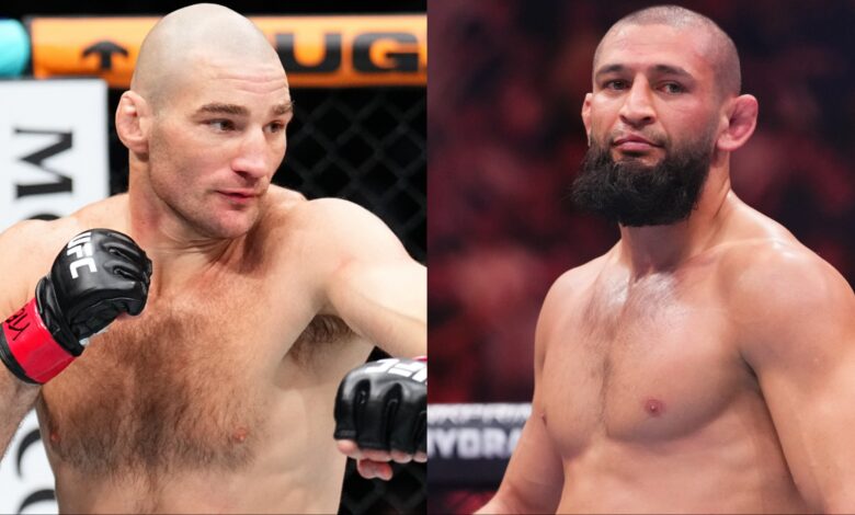 Sean Strickland and Khamzat Chimaev