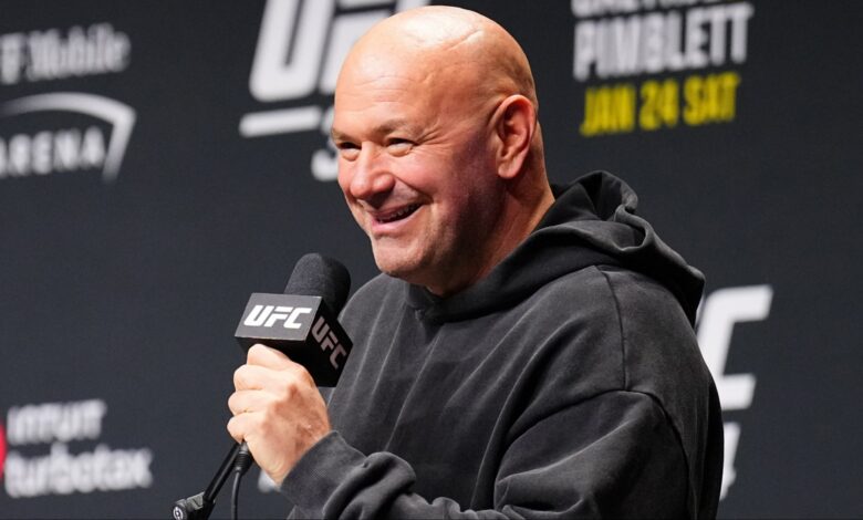 UFC CEO Dana White at the UFC 324 press conference