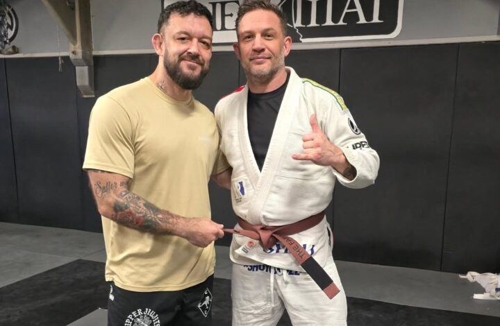 Hollywood Star Tom Hardy Promoted To Brazilian Jiu-Jitsu Brown Belt