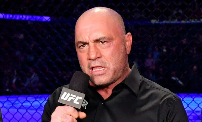 Joe Rogan commentating during UFC event