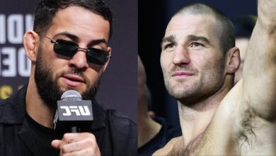 Nassourdine Imavov and Sean Strickland