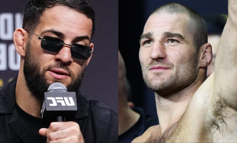 Nassourdine Imavov and Sean Strickland