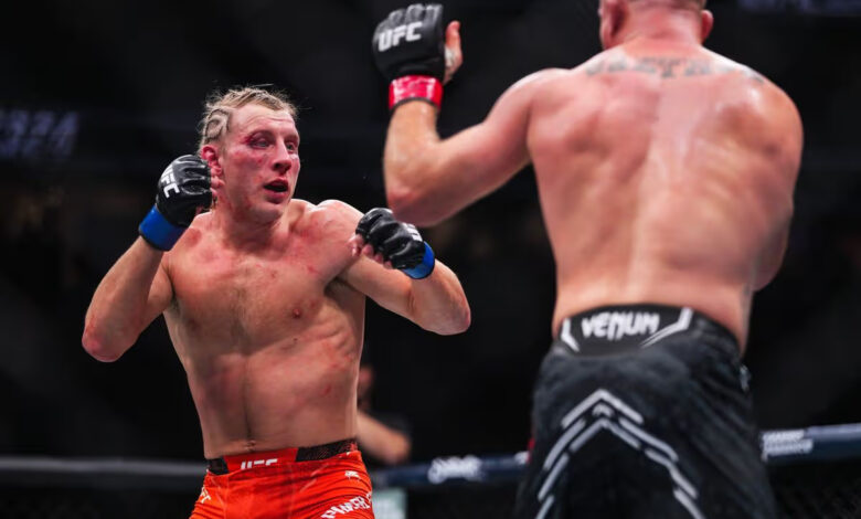 Paddy Pimblett battled Justin Gaethje in a losing effort at UFC 324