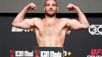 Sean Strickland UFC weigh-in