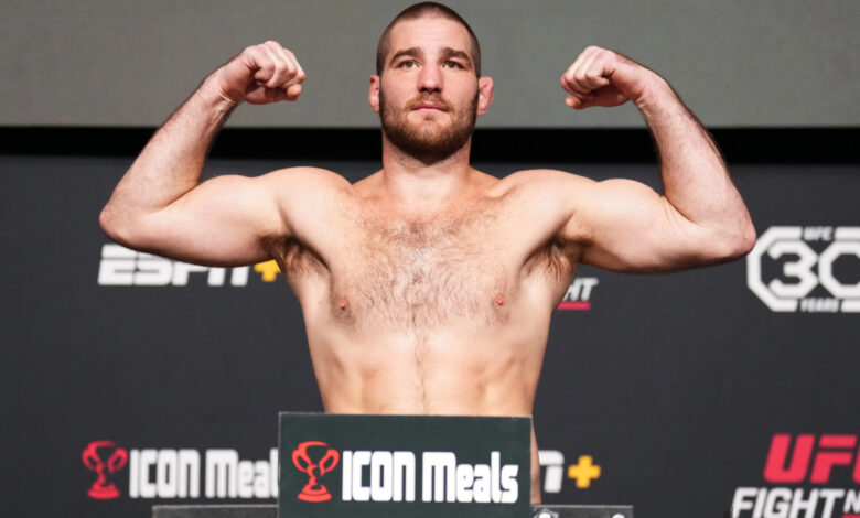 Sean Strickland UFC weigh-in