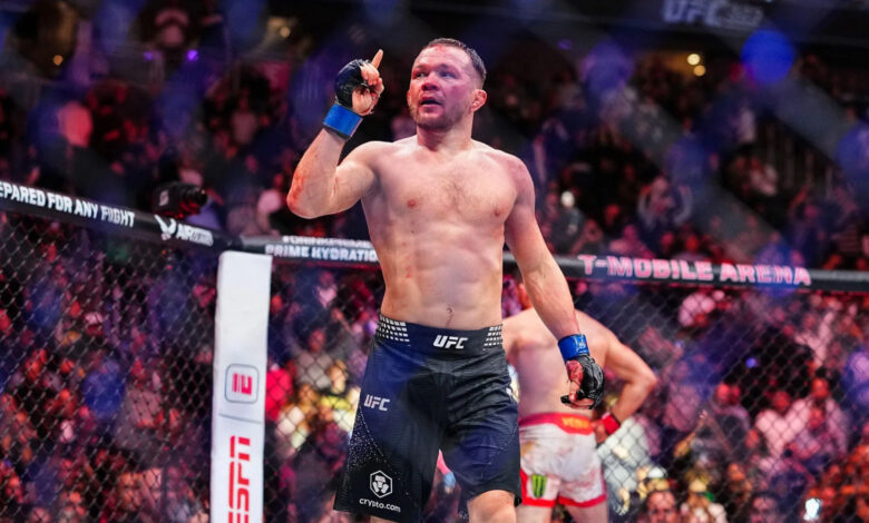 Petr Yan celebrates elite UFC 323 performance