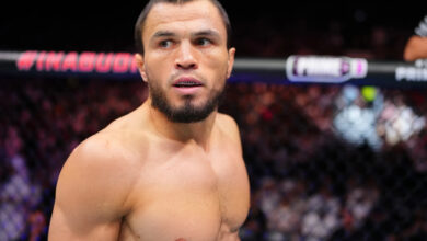 Umar Nurmagomedov inside UFC Octagon