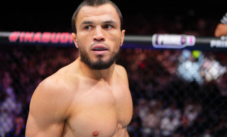 Umar Nurmagomedov inside UFC Octagon