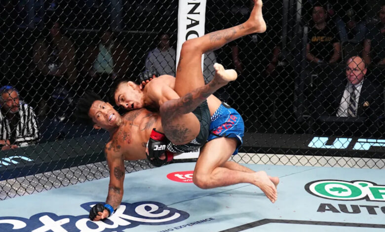 Vinicius Oliveira taken down at UFC Vegas 113